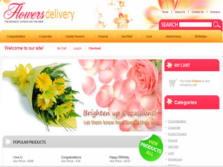 E-commerce Flower Delivery