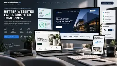 Website service visual