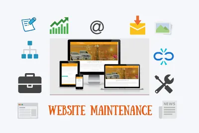 Website service visual