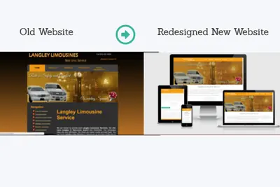 Website service visual